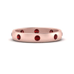 Load image into Gallery viewer, round-ruby-flush-eternity-wedding-band-in-rose-gold-FD10979ROGRUDR-NL-RG.jpg