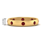 Load image into Gallery viewer, round-ruby-flush-eternity-wedding-band-in-yellow-gold-FD10979ROGRUDR-NL-YG.jpg