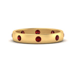 Load image into Gallery viewer, round-ruby-flush-eternity-wedding-band-in-yellow-gold-FD10979ROGRUDR-NL-YG.jpg