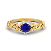 round-sapphire-and-diamond-flower-engagement-ring-in-FD10057RORGSABLANGLE3-NL-YG-GS