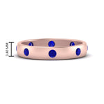 Load image into Gallery viewer, round-sapphire-flush-eternity-wedding-band-in-rose-gold-FD10979ROGSABL-NL-RG.jpg