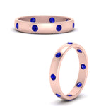 Load image into Gallery viewer, round-sapphire-flush-eternity-wedding-band-in-rose-gold-FD10979ROGSABL-NL-RG.jpg