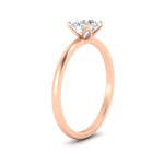 Load image into Gallery viewer, Tulip Round Solitaire Engagement Ring