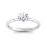 Load image into Gallery viewer, Tulip Round Solitaire Engagement Ring