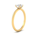 Load image into Gallery viewer, Tulip Round Solitaire Engagement Ring