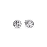 Load image into Gallery viewer, Round Cut Stud Bezel Set Earring