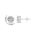 Load image into Gallery viewer, round-stud-bezel-set-1.50-carat-earring-in-white-gold-FDEAR10516ROANGLE2-1.50-CT-NL-WG-HW.jpg?v=1768907354