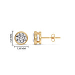 Load image into Gallery viewer, round-stud-bezel-set-1.50-carat-earring-in-yellow-gold-FDEAR10516ROANGLE2-1.50-CT-NL-YG-HW.jpg?v=1768907354