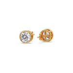 Load image into Gallery viewer, round-stud-bezel-set-1.50-carat-earring-in-yellow-gold-FDEAR10516ROANGLE3-1.50-CT-NL-YG.jpg?v=1768907354