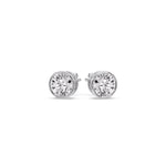Load image into Gallery viewer, Round Cut Stud Bezel Set Earring