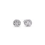 Load image into Gallery viewer, Round Cut Stud Bezel Set Earring