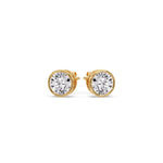 Load image into Gallery viewer, round-stud-bezel-set-one-carat-earring-in-yellow-gold-FDEAR10516RO-1.00-CT-NL-YG.jpg?v=1768907354