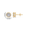 Load image into Gallery viewer, round-stud-bezel-set-one-carat-earring-in-yellow-gold-FDEAR10516ROANGLE2-1.00-CT-NL-YG-HW.jpg?v=1768907354