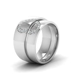 Load image into Gallery viewer, round-white diamond-wedding-band-with-white-diamond-in-14K-white-gold-FD1144B-NL-WG.jpg