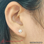 Load image into Gallery viewer, Round Diamond Stud Earring For Women