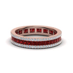 Load image into Gallery viewer, ruby-and-diamond-vintage-band-in-rose-gold-FDEWB8403BGRUDR-NL-RG