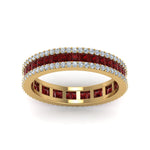 Load image into Gallery viewer, ruby-and-diamond-vintage-band-in-yellow-gold-FDEWB8403BGRUDR-NL-YG