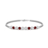 Load image into Gallery viewer, Dual Chain Round Diamond Bar Bracelet