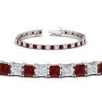 Load image into Gallery viewer, Basket Tennis 11 Ct Square Cut Bracelet
