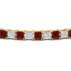 Load image into Gallery viewer, ruby-basket-tennis-11-ct.-square-cut-bracelet-in-yellow-gold-FDBRC10450PRGRUDRANGLE5-11.00CT-NL-YG_a9c4635b-58f0-413e-9f75-889ca74bb627