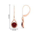 Load image into Gallery viewer, Solitaire Drop Earrings