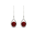 Load image into Gallery viewer, Solitaire Drop Earrings