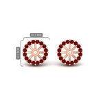 Load image into Gallery viewer, ruby-earring-jacket-for-2-carat-round-stud-earrings-in-rose-gold-fdear11307grudrangle1-0-50ct-nl-rg.jpg