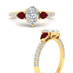 Load image into Gallery viewer, ruby-pear-accented-3-row-pear-shaped-engagement-ring-in-yellow-gold-FD9982PERGRUDRANGLE3-NL-YG