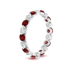 Load image into Gallery viewer, 2 Carat Round Cut Shared Prong Eternity Ring