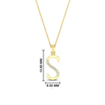 Load image into Gallery viewer, s-shimmering-diamond-letter-pendant-in-FDPD11292S-NL-YG