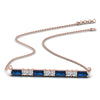Load image into Gallery viewer, sapphire-baguette-bar-diamond-necklace-in-FD-PD86790GSABL-NL-RG