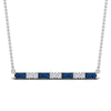 Load image into Gallery viewer, sapphire-baguette-bar-diamond-necklace-in-FD-PD86790GSABL-NL-WG
