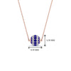 Load image into Gallery viewer, sapphire-ball-pendant-0.70-ct-in-FDPD8433GSABL-NL-RG