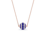 Load image into Gallery viewer, sapphire-ball-pendant-0.70-ct-in-FDPD8433GSABL-NL-RG
