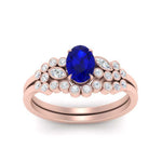 Load image into Gallery viewer, sapphire-bezel-wedding-ring-set-in-rose-gold-FDENS3110OVGSABL-NL-RG-GS.jpg
