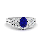 Load image into Gallery viewer, sapphire-bezel-wedding-ring-set-in-white-gold-FDENS3110OVGSABL-NL-WG-GS.jpg
