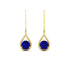 Load image into Gallery viewer, sapphire-diamond-solitaire-drop-earrings-in-yellow-gold-fdear11552gsablangle2-nl-yg.jpg?v=1777352675