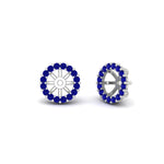 Load image into Gallery viewer, sapphire-earring-jacket-for-2-carat-round-stud-earrings-in-white-gold-fdear11307gsablangle1-0-50ct-nl-wg.jpg