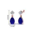Load image into Gallery viewer, sapphire-pear-drop-stud-diamond-earring-in-rose-gold-FDEAR8386GSABL-NL-RG-GS_1080x1080_32c03a17-1de9-43e9-a16d-cb6fe52a5027