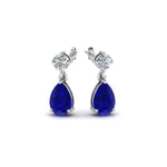 Load image into Gallery viewer, sapphire-pear-drop-stud-diamond-earring-in-white-gold-FDEAR8386GSABL-NL-WG-GS