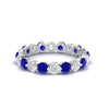 Load image into Gallery viewer, 2 Carat Round Cut Shared Prong Eternity Ring