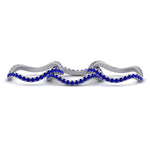 Load image into Gallery viewer, sapphire-waves-pave-eternity-rings-in-white-gold-FD124152GSABLANGLE3-NL-WG-GS.jpg