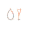 Load image into Gallery viewer, scalloped-diamond-teardrop-front-back-hoop-earrings-in-rose-gold-fdear11738angle3-nl-rg.jpg?v=1776681272