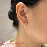 Load image into Gallery viewer, secure-lever-back-diamond-stud-earrings-in-yellow-gold-fd-ear9225ro-0-50-ct-model