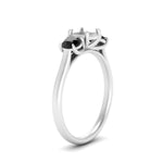 Load image into Gallery viewer, semi-mount-3-stone-trellis-black-diamond-engagement-ring-in-white-gold-FD-10768SMR-1.50CTGBLACKANGLE2-NL-WG