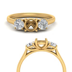Load image into Gallery viewer, semi-mount-3-stone-trellis-diamond-engagement-ring-in-yellow-gold-FD-10768SMR-1.50CTANGLE3-NL-YG