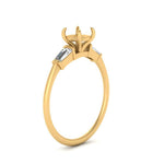 Load image into Gallery viewer, semi-mount-bar-baguette-3-stone-diamond-engagement-ring-in-FDENS100SMR-NL-YG