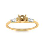 Load image into Gallery viewer, semi-mount-bar-baguette-3-stone-diamond-engagement-ring-in-FDENS100SMR-NL-YG