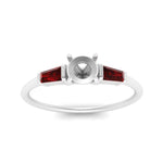 Load image into Gallery viewer, semi-mount-bar-baguette-3-stone-ruby-engagement-ring-in-FDENS100SMRGRUDR-NL-WG