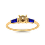 Load image into Gallery viewer, semi-mount-bar-baguette-3-stone-sapphire-engagement-ring-in-FDENS100SMRGSABL-NL-YG